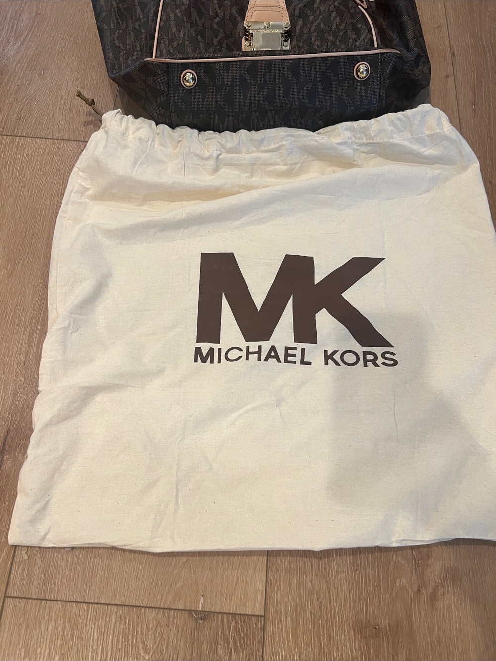 Michael Kors Brown MK Signature Tote - Picture 5 of 5